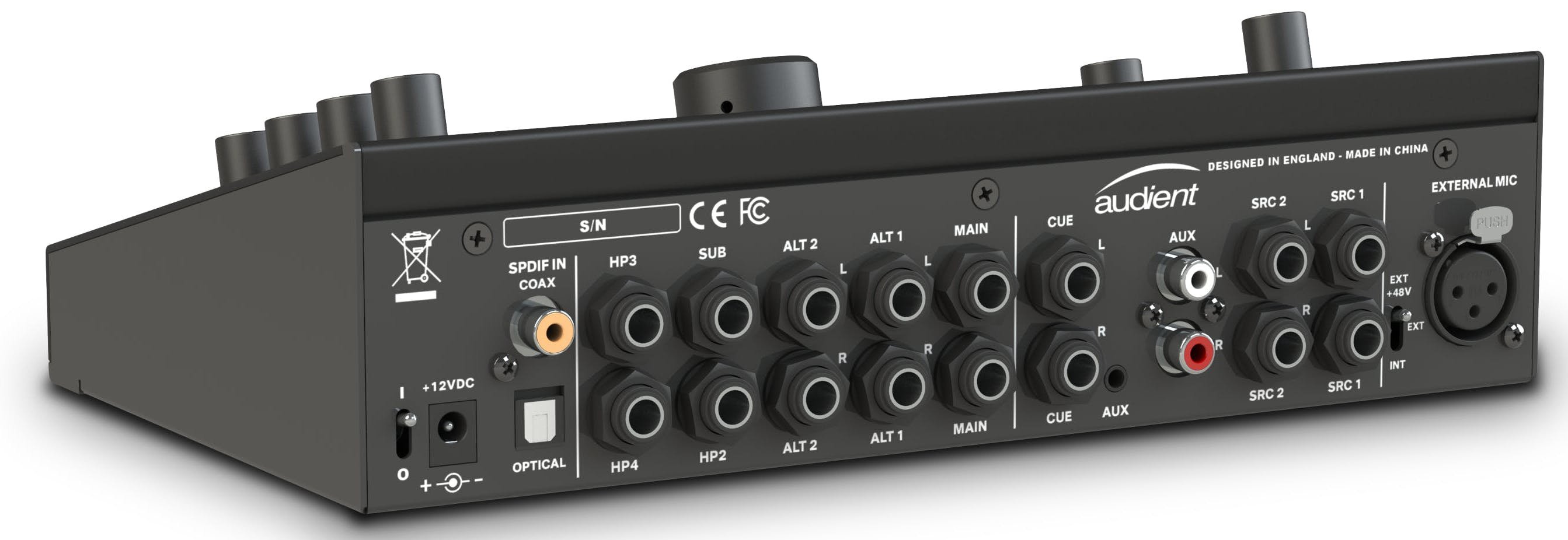 Audient NERO Monitor Controller & Headphone Amp - Andertons Music Co.
